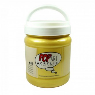 Pébéo Pop Art Acrylic 700 ml - silver