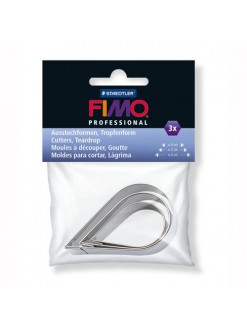 FIMO vykrajovátka - Slza / Kapka 3 velikosti
