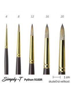 Štětec Python - kulatý, 4