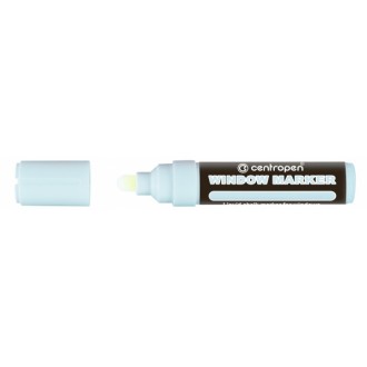 Křídový popisovač Centropen, 3-4mm, bílá