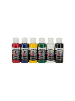 Createx Transparent Starter Set 6 ks - 60ml