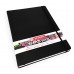 Sketch Book Art Creation, pevné černé desky, 21x29,7cm, 80 listů