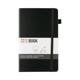 Linkovaný skicák Sakura, 140g/m2, 80 listů, černý 13 x 21 cm