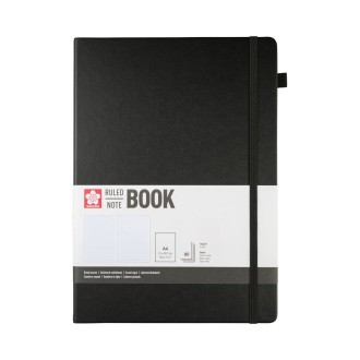 Linkovaný skicák Sakura, 140g/m2, 80 listů, černý 21 x 30 cm