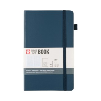 Čtverečkovaný skicák Sakura, 140g/m2, 80 listů, Deep Indigo (tmavě modrý) 21 x 30 cm