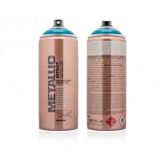 Akrylový sprej Montana Metallic Effect 400 ml, EMC 9000 - Metallic Black