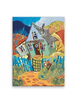 Malování podle čísel - Cestička domů - 40x30 cm