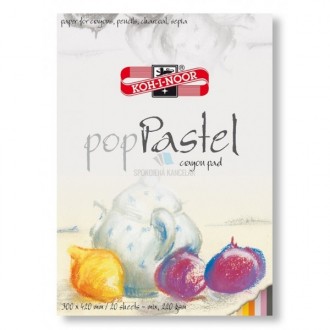KOH-I-NOOR blok pop Pastel 300×420 mm, 20 listů, barevný
