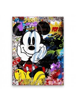 Malování podle čísel - Mickey mouse - 60x80 cm