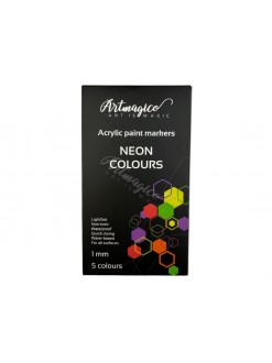Artmagico akrylové fixy NEON - sada 5ks