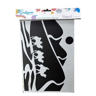 Creatissimo šablona Poušť 21 x 29 cm