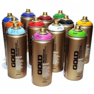 Akrylový sprej Montana Gold 400 ml, S 2020 - Shock Orange dark - tmavě oranžová