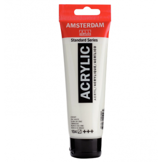 ROYAL TALENS Akrylová barva AMSTERDAM 120 ml, 104 - zinc white