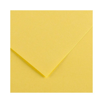 Barevný papír Canson Iris Vivaldi A4, 185 g/m², 02 Straw Yellow (žlutá sláma)
