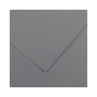 Barevný papír Canson Iris Vivaldi A4, 185 g/m², 36 Dark grey (tmavě šedá)