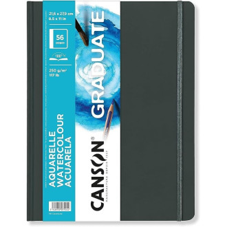 Graduate Book Aquarelle skicák 21,6 x 27,9 cm, 28 listů, 250g/m²