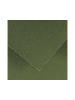 Barevný papír Canson Iris Vivaldi A4, 185 g/m², 89 Khaki Green zelená khaki)