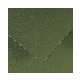 Barevný papír Canson Iris Vivaldi A4, 185 g/m², 89 Khaki Green zelená khaki)
