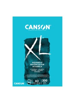 Akvarelový skicák Canson XL Aquarelle, lepený, 300 g/m2, A3