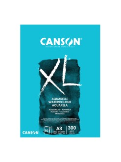 Akvarelový skicák Canson XL Aquarelle, lepený, 300 g/m2, A3