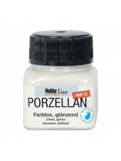 Lesklý lak zesvětlovač KREUL barvy na sklo a porcelán 20 ml