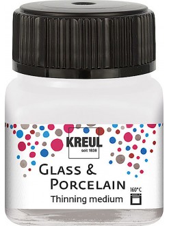 Médium na ředění barev na sklo a porcelán KREUL 20 ml