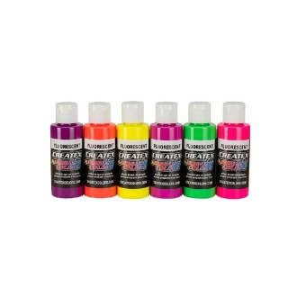 Createx Fluorescent Starter Set 6 ks - 60ml
