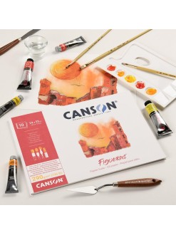 Skicák Canson Figueras, lepený, 10 listů