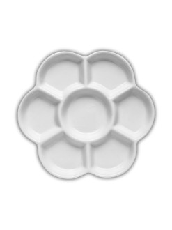Paleta porcelánová kulatá růžice, 7 pozic