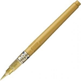 Kuretake pero se štětečkovým hrotem "CHU-JI" Gold (No. 60)