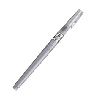 Kuretake pero se štětečkovým hrotem "CHU-JI" Silver (No. 61)