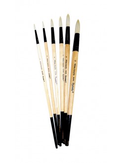 DYNASTY 8600R White Acryl kulatý, syn. vlas
