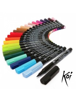 Fix štětcový SAKURA KOI brush pen, 012 Brown