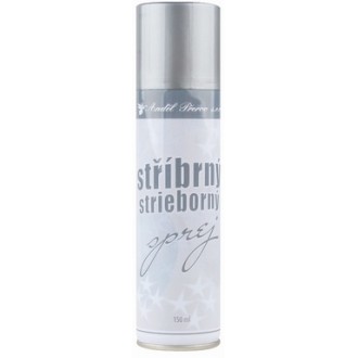 Stříbrné třpytky ve spreji, 150 ml