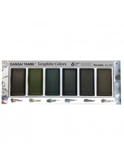 Kuretake Gansai Tambi Graphite Colours Set