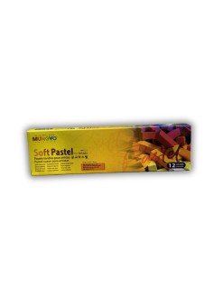 MUNGYO Sada měkkých mini pastelů, 12 kusů