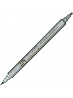 Kuretake MS Writer Metallic Colours - 102 Silver