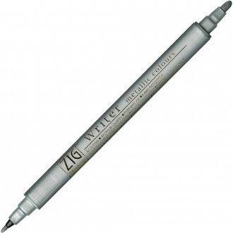 Kuretake MS Writer Metallic Colours - 102 Silver