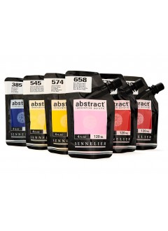 Sennelier abstract akrylová barva 120 ml, 543 - Cadmium yellow deep hue