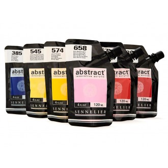 Sennelier abstract akrylová barva 120 ml, 759 - Mars Black