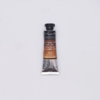 Akvarelové barvy Sennelier L'Aquarelle 10 ml tuba, 202 Burnt Umber
