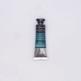 Akvarelové barvy Sennelier L'Aquarelle 10 ml tuba, 341 Phthalocyanine Turquoise