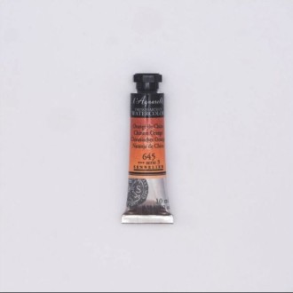 Akvarelové barvy Sennelier L'Aquarelle 10 ml tuba, 645 Chinese Orange