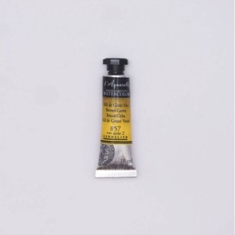 Akvarelové barvy Sennelier L'Aquarelle 10 ml tuba, 857 Brown Green
