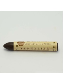 Olejový pastel Sennelier, 034 Burnt umber