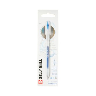 Sada Gelly roll Stardust, zasouvací gelová pera - 3 ks, modrá, světle modrá, šedá