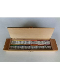 UMTON akvarel v dřevěné kazetě, 12x,3.5ml