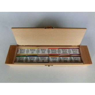 UMTON akvarel v dřevěné kazetě, 12x,3.5ml