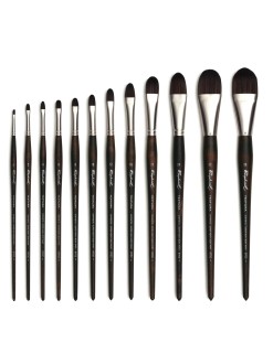 Štětec Raphael Textura filbert - kočičí jazýček tuhé vlákno