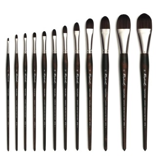 Štětec Raphael Textura filbert - kočičí jazýček tuhé vlákno, 12